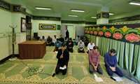 برگزاری مراسم پرفیض زیارت عاشورا در نمازخانه شبکه بهداشت و درمان شهرستان شهریار